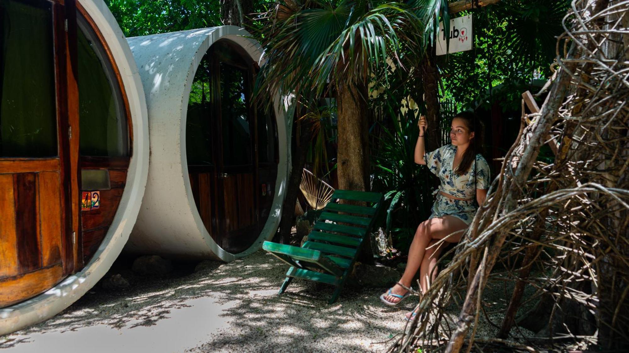Hostal Mulut Tulum Bagian luar foto