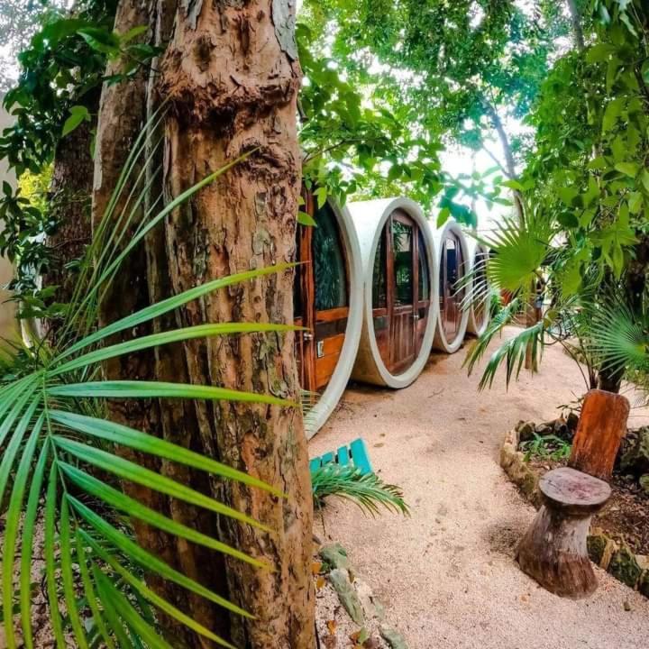Hostal Mulut Tulum Bagian luar foto